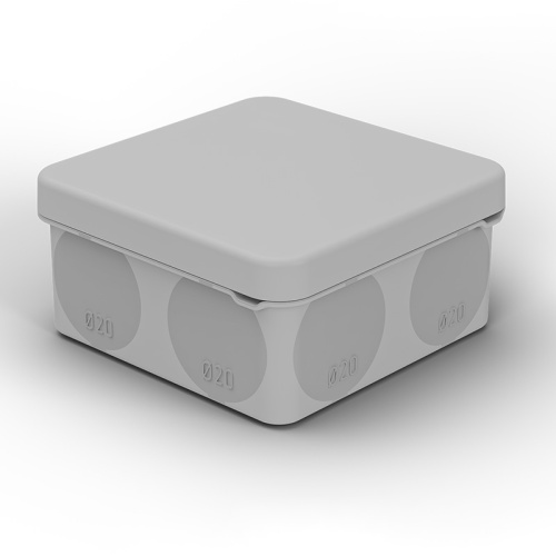 Коробка распаячная для прямого монтажа ОУ, HF, 80х80х40мм, IP67 (мембранные вводы) REXANT | код 28-3078 | REXANT