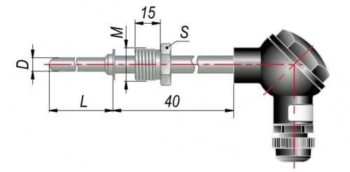 Термопреобразователь сопротивления ДТС335-РТ1000.В2.80.G1/2 | код 150848 | ОВЕН