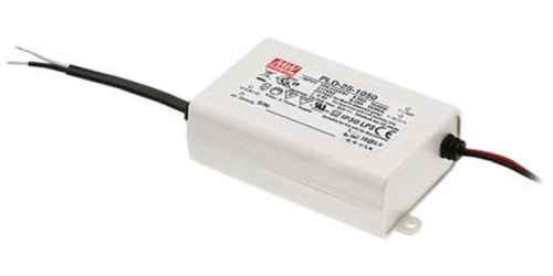 Источник питания AC-DC, 25Вт, стабилизатор тока, вход 90…295В AC, 47…63Гц /127…417В DC, выход 1.05A/ 16-24В, ККМ, изоляция 3750В AC, в кожухе 84х57х29.5мм, -30…+60С | код PLD-25-1050 | MeanWell