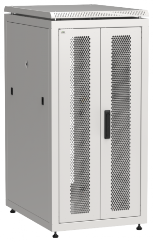 ITK LINEA N 24U 600х800мм распаш. перф. дв. задн. перф. сер. | код LN35-24U68-2PP | ITK by IEK
