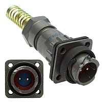 Разъём быстроразъёмный SZC FQ14-2pin ZPJ-8, 2-х контактный | код 107070 | SZC