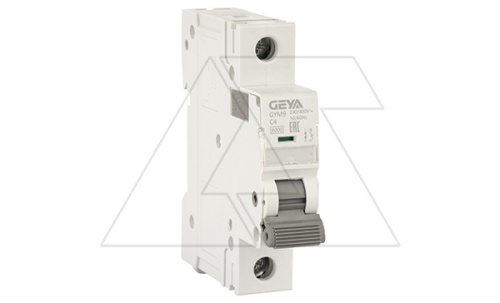 Авт. выключатель GYM9-1P-4C, 1P, 4A, хар-ка C, 6kA, 1M | код GYM91P4C | GEYA Авт. выключатель GYM9-1P-4C, 1P, 4A, хар-ка C, 6kA, 1M | код GYM91P4C | GEYA
