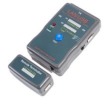 Тестер кабеля универсальный RJ-45+USB 251454 REXANT | код 12-1011 | REXANT