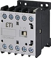 Контактор миниатюрный CEC 16.4Р 24V DC (16A, 7,5kW, AC3) 4р (4 н.о.) | код 004641213 | ETI