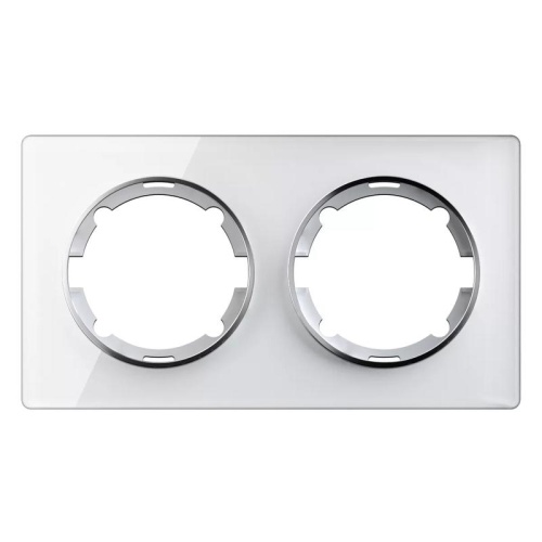 Рамка 2-м Garda горизонт. стеклянная бел. 2E52201300 | код. 2234925 | OneKeyElectro Рамка 2-м Garda горизонт. стеклянная бел. 2E52201300 | код. 2234925 | OneKeyElectro