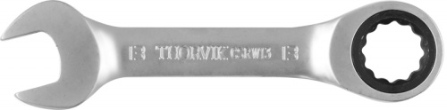 CSRW13 Ключ гаечный комбинированный трещоточный короткий, 13 мм | код CSRW13 | Thorvik