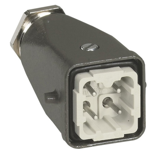 Каб.вилка, мет,верт.400В, 10А 4К+З | код 053141 | Legrand Каб.вилка, мет,верт.400В, 10А 4К+З | код 053141 | Legrand