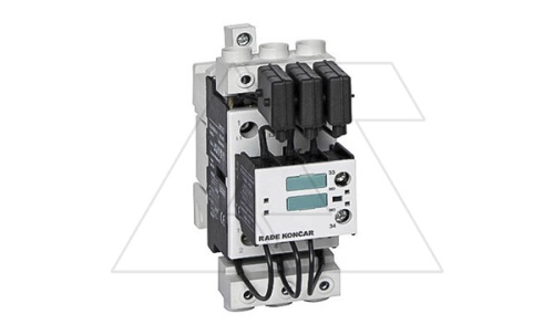 Контактор CNNK 30 10N 230V 50/60Hz, 3P, 44A, 30kVAr(400VAC по AC6-b), 230VAC, 1NO, в комплекте с клеммами расширительными | код EA6047866N | Rade Koncar Контактор CNNK 30 10N 230V 50/60Hz, 3P, 44A, 30kVAr(400VAC по AC6-b), 230VAC, 1NO, в комплекте с клеммами расширительными | код EA6047866N | Rade Koncar