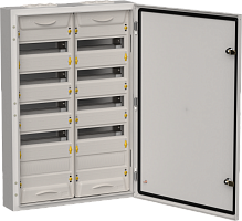 TITAN 5 Корпус мет. ЩРн-120 (2х60) 835х570х140 IP54 сер IEK | код TI5-50-N-2X060-54-7035 | IEK