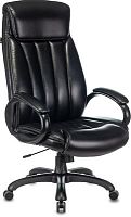 Кресло руководителя Бюрократ T-9922N черный эко.кожа крестов. пластик | код 1535251 | БЮРОКРАТ