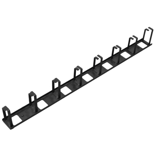 Вертикальный органайзер 755 мм, 8 металлических колец | код LAN-ORV-17U-8MR | LANMASTER