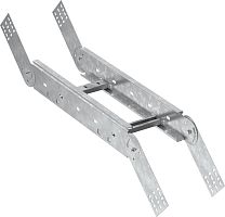 Поворот вертикальный шарнирный лестничный LESTA 100х500мм HDZ | код CPV06-4-100-500-HDZ | IEK