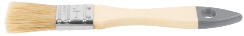 Кисть флейцевая ''Лайт'', натуральная cветлая щетина, деревянная ручка 1'' (25 мм) | код 803 | FIT фото 4
