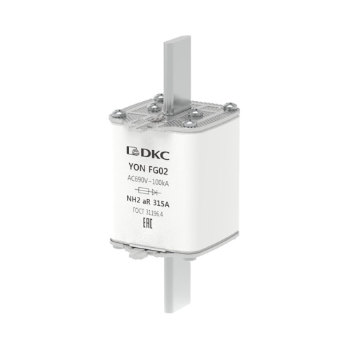 Предохранитель YON ножевого типа FG2 315А 690V характеристика aR | код 1FG02-0315-690V-AR | DKC Предохранитель YON ножевого типа FG2 315А 690V характеристика aR | код 1FG02-0315-690V-AR | DKC