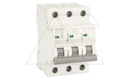 Авт. выключатель GYM8-3P-25C, 3P, 25A, хар-ка C, 4,5kA, 3M, без подкл. AU8, AL8. | код GYM83P25C_0 | GEYA Авт. выключатель GYM8-3P-25C, 3P, 25A, хар-ка C, 4,5kA, 3M, без подкл. AU8, AL8. | код GYM83P25C_0 | GEYA