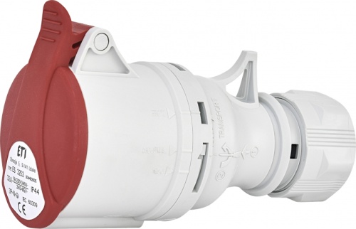 Розетка кабельная ES-3253 IP44 (32A, 400V, 3P+N+PE) | код 004482005 | ETI Розетка кабельная ES-3253 IP44 (32A, 400V, 3P+N+PE) | код 004482005 | ETI