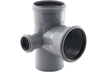 Крестовина двухплоскостная 87.5 град. 110 х 110 х 50 правая | код 1201104 | Политэк