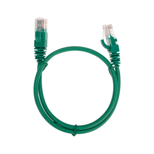 Патч-корд U/UTP, CAT 5e, RJ45-RJ45, 26AWG, LSZH, зеленый, 0,5м REXANT | код 02-0106-05 | REXANT