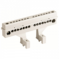 Усиленный клеммный блок (2х18мод.) в комплекте с крепежом (упак. 10шт) | код. 87318 | DKC