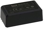 Источник питания AC-DC, 30.2Вт, вход 80...264В AC 47...440 Гц, выход 48В/0.63А, изоляция 4000В AC, в кожухе 69.5х39х24мм, -40...+85C | код MPM-30-48 | MeanWell
