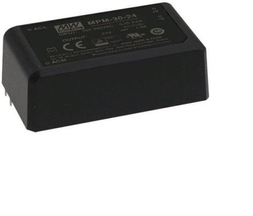 Источник питания AC-DC, 30.2Вт, вход 80...264В AC 47...440 Гц, выход 48В/0.63А, изоляция 4000В AC, в кожухе 69.5х39х24мм, -40...+85C | код MPM-30-48 | MeanWell Источник питания AC-DC, 30.2Вт, вход 80...264В AC 47...440 Гц, выход 48В/0.63А, изоляция 4000В AC, в кожухе 69.5х39х24мм, -40...+85C | код MPM-30-48 | MeanWell