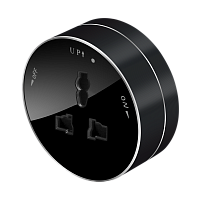 MuitiTrack Розетка универс. круглая 13А/250В Антрацит | код MTK13002B | Systeme Electric