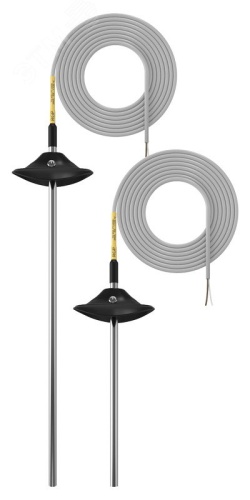 Датчик температуры от -50 до +130 C, PT 1000, канальный, 100 мм., в гильзе | код TU-K100 PT1000 | RGP