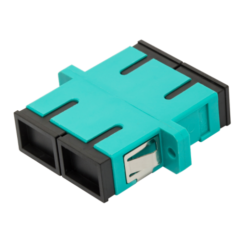 Адаптер оптический LANMASTER SC, OM3, дуплексный | код LAN-2SC-AM-OM3 | LANMASTER