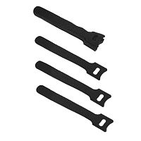 Cabeus CLAMP-125-BK Хомут для кабеля, липучка с мягкой застежкой, 125x14 мм, черный (10 шт.) | код 9341c | Cabeus