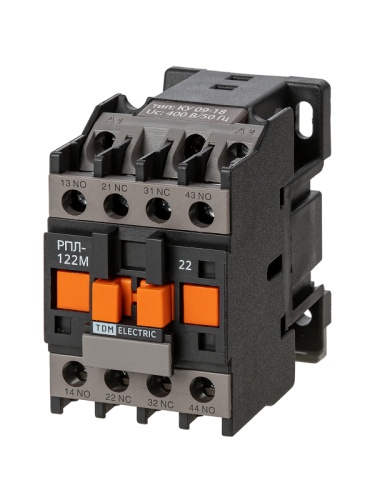 РПЛ-122М УХЛ4Б, 16А, 400В 50Гц, 2НО+2НЗ TDM | код SQ0701-0505 | TDM