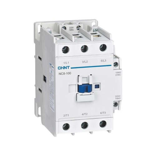 Контактор NC8-100/W 3п 100А кат. 100-250В AC/DC 1НО+1НЗ (R) CHINT 506525 Контактор NC8-100/W 3п 100А кат. 100-250В AC/DC 1НО+1НЗ (R) CHINT 506525
