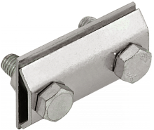 Заж. соед. сквозной пр.-пр. 8мм нерж. сталь IEK | код ZCC86-20-1-08 | IEK
