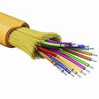 Кабель волоконно-оптический, распределительный, арамидные упрочняющие нити, для внутренней прокладки, нг(А)-HF, 16 ОВ, категория OM2 | код RNDT2C16OR01-E | DKC