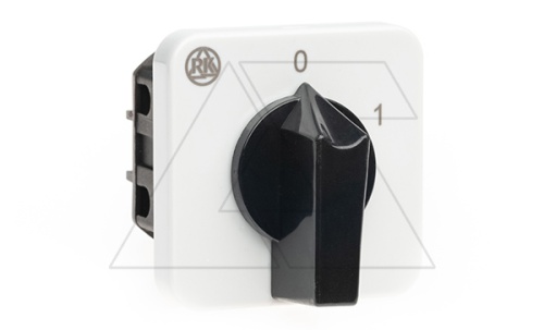 Переключатель BS 16 10 U, 3P, 20A, тип 0-1 (60°), 3NO на 1, 7.5kW(400VAC по АС-23), на дверь, фронт IP40 | код EAC602361R | Rade Koncar Переключатель BS 16 10 U, 3P, 20A, тип 0-1 (60°), 3NO на 1, 7.5kW(400VAC по АС-23), на дверь, фронт IP40 | код EAC602361R | Rade Koncar