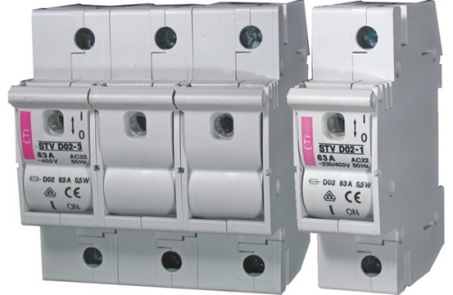 Разъединитель STV D02 63A 1+N | код 002271002 | ETI Разъединитель STV D02 63A 1+N | код 002271002 | ETI