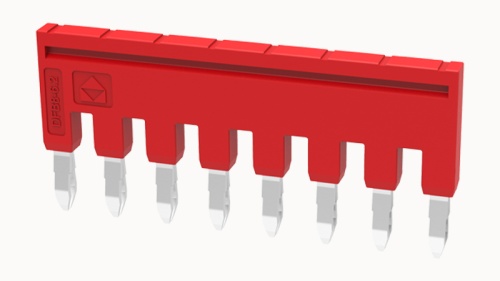 DFB8-6.2-16-00Z(H), Перемычка DFB для клемм DS, 8П, 4 мм.кв, красный, шт | код 11060000402 | DEGSON