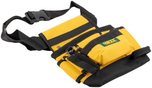 Пояс для инструмента одинарный, полиэстер, 9 отделений, 2 петли для инструмента | код 12515 | FIT фото 5