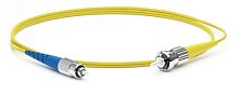 Патч-корд волоконно-оптический (шнур) SM 9/125 (OS2) FC/UPC-ST/UPC 2 мм simplex LSZH 3 м, Hyperline FC-S2-9-FC/UR-ST/UR-H-3M-LSZH-YL | код 247457 | Hyperline