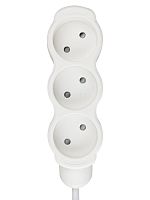 Удлинитель бытовой Люкс 3 гнезда, 7 м, б/з, с з/ш, ПВС 2х1,0 мм2, 10 А, 250 В, 2400 Вт TDM | код SQ1303-4004 | TDM