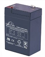 LEOCH DJW 6-4,5 Аккумуляторная батарея, напряжение: 6В, ёмкость: 4,5Ач, клеммы типа: F1, Размеры ВШГ: 106x47x70мм, вес: 0,9кг. Срок службы: 8 лет. | код DJW6-4.5 | LEOCH