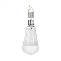 Лампа светодиодная 12Вт A80 3000К тепл. бел. E27 900лм аварийная Li-Ion аккум. | код. 102002112 | GAUSS