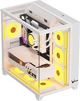 Корпус Formula Crystal Z9 белый без БП ATX 7x120mm 2xUSB3.0 audio bott PSU | код 2010483 | FORMULA