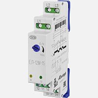 Реле контроля напряжения 3ф ЕЛ-12М-15 УХЛ4 AC 100В [спец.] задержка срабатывания 0.1...10с ток контактов исполнит. реле 8А 2п Меандр A8302-16934386