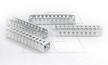 Рельс WTPR универсальный, H=50 W=2000 с отверстиями (4 шт) | код WTPR-050200 | ETA
