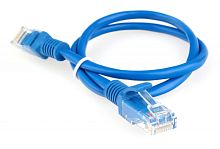 Патч-корд CCA light UTP Гарнизон кат.5e, 0.5м, литой, многожильный (синий) | код PC-UTP-5e-0.5-B | Гарнизон