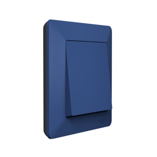 ATLASDESIGN AIR 1-постовая РАМКА, АКВАМАРИН/дымчатый черный | код ATN221101 | Systeme Electric фото 5