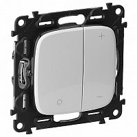 Светорегулятор-переключатель клавишный VALENA ALLURE, 400 Вт, белый | код. 752762 | Legrand