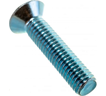 Винт DIN965 М8х25 потайная голова класс прочности 4.8 покрытие цинк | код DIN965-М8х25 | Крепдил