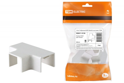 Угол Т-образный КМТ 40x25 (4 шт./комп.) TDM | код SQ0411-0125 | TDM Угол Т-образный КМТ 40x25 (4 шт./комп.) TDM | код SQ0411-0125 | TDM