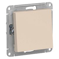 Переключатель 1-клавишный ATLASDESIGN, скрытый монтаж, бежевый | код. ATN000261 | Schneider Electric